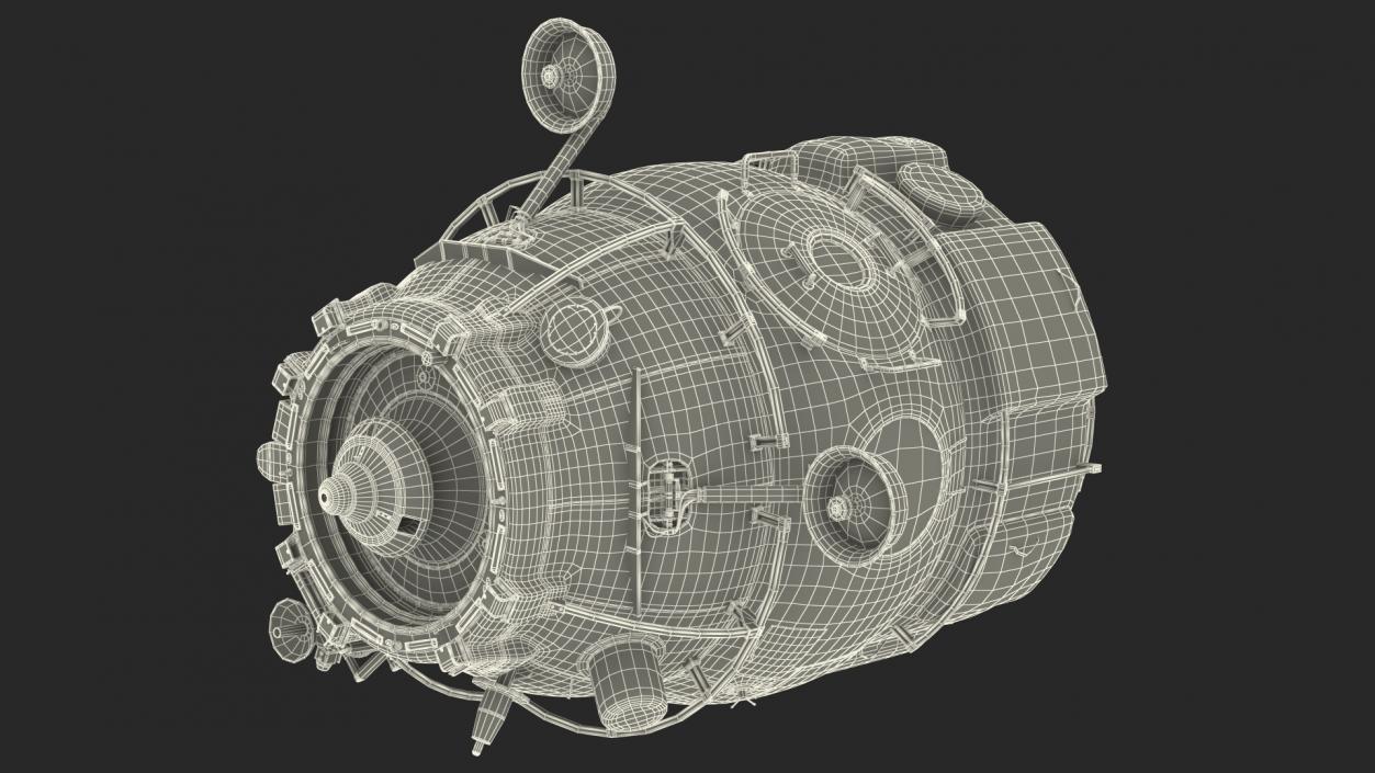 ISS Module Poisk Mini Research Module 2 3D model