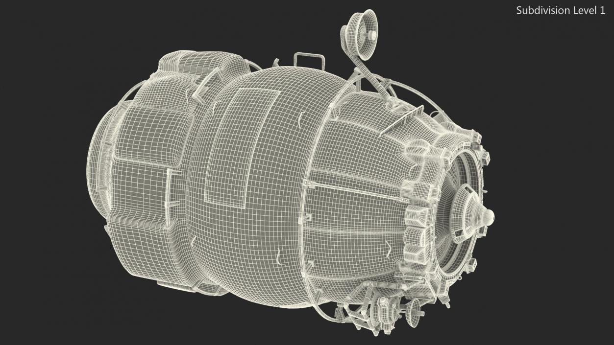 ISS Module Poisk Mini Research Module 2 3D model