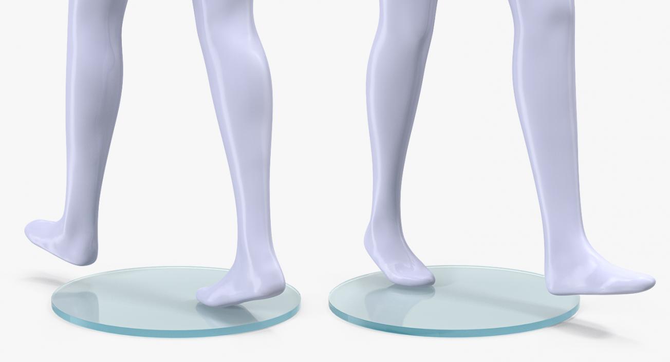 3D Child Mannequin Walking Pose model