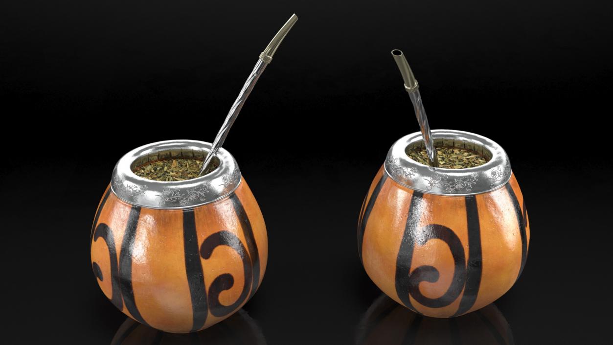 3D Yerba Mate Pattern model