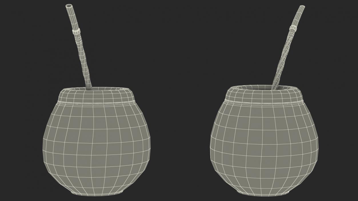 3D Yerba Mate Pattern model