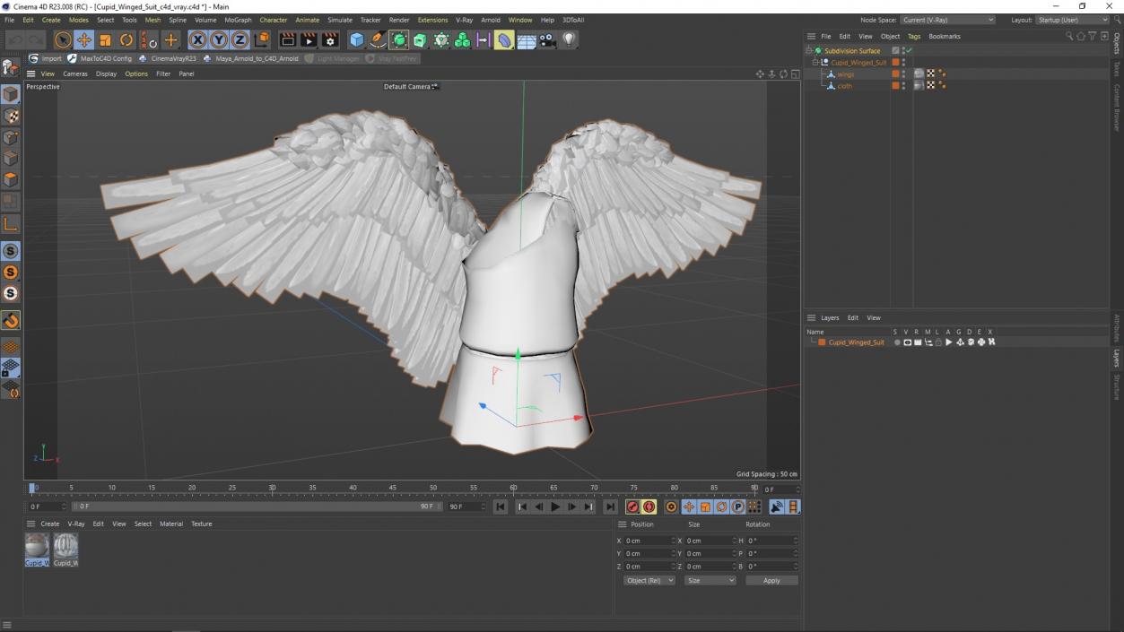 Cupid Winged Suit 3D