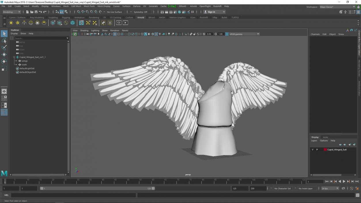 Cupid Winged Suit 3D