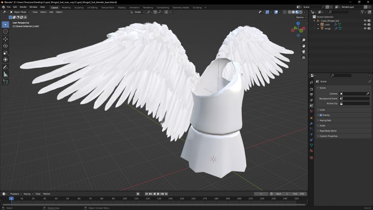 Cupid Winged Suit 3D