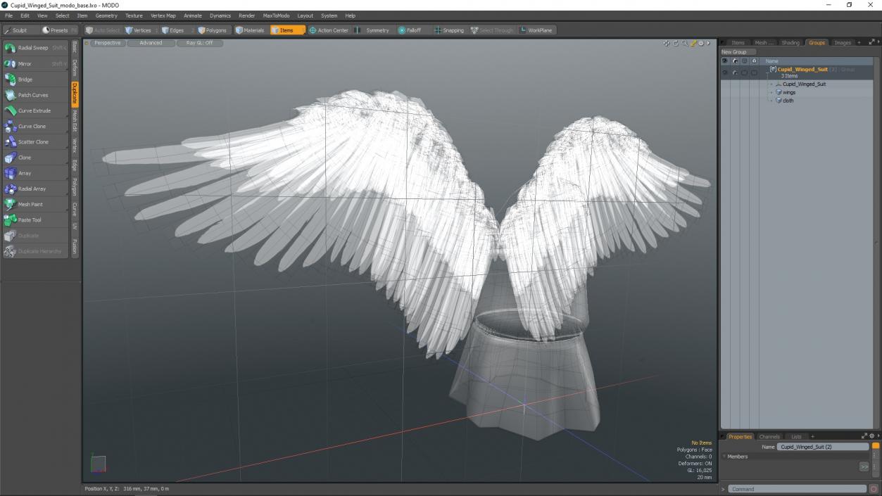 Cupid Winged Suit 3D