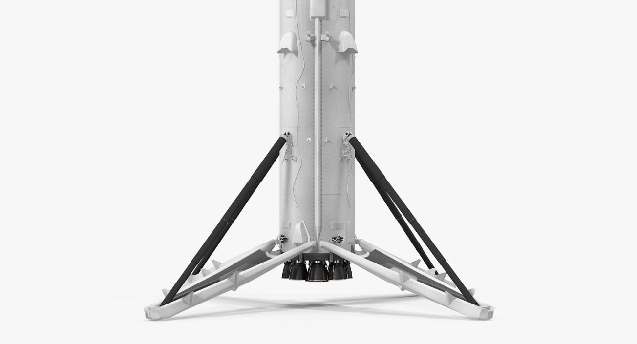 Landing Rocket Booster 3D