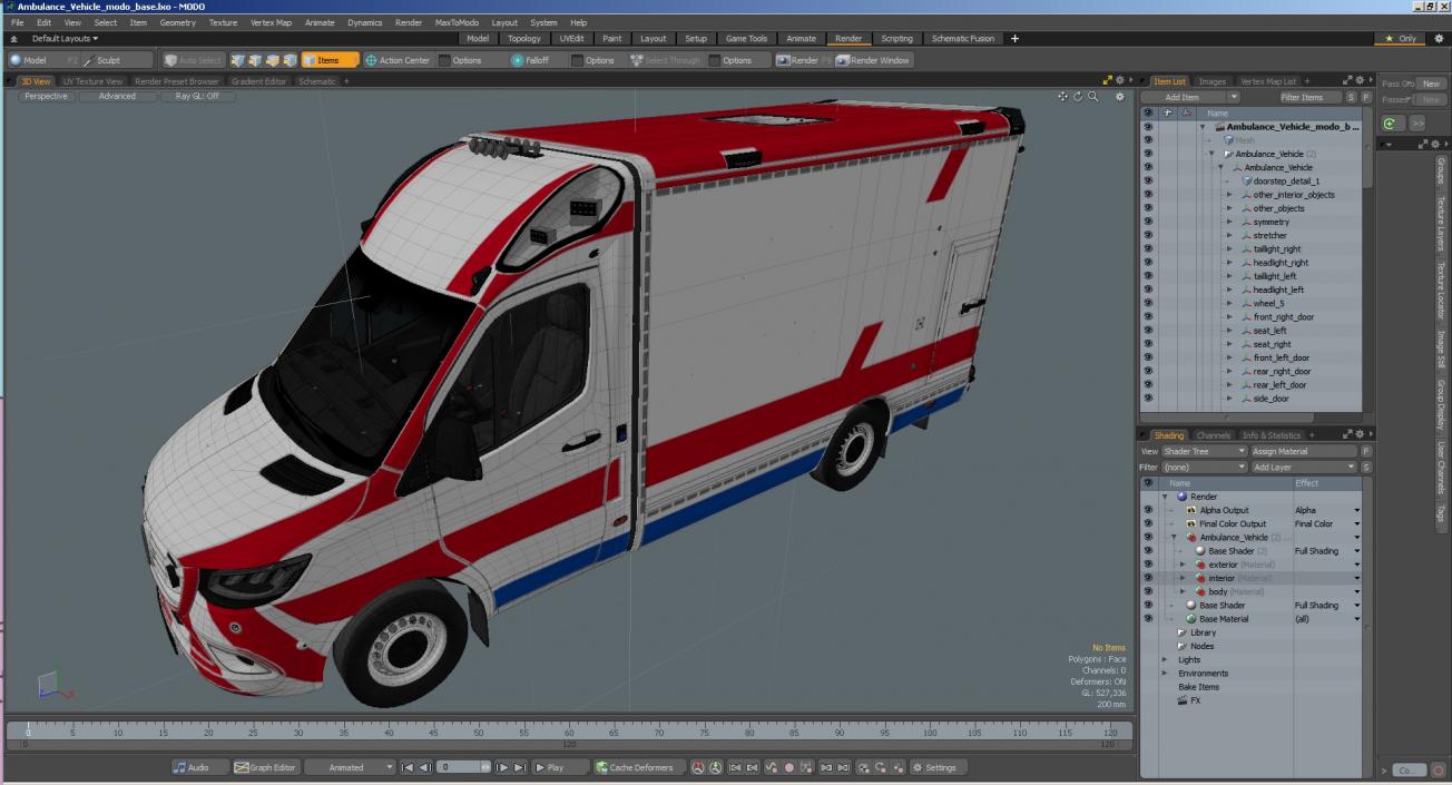 Ambulance Vehicle 3D