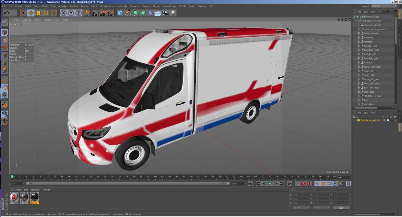 Ambulance Vehicle 3D