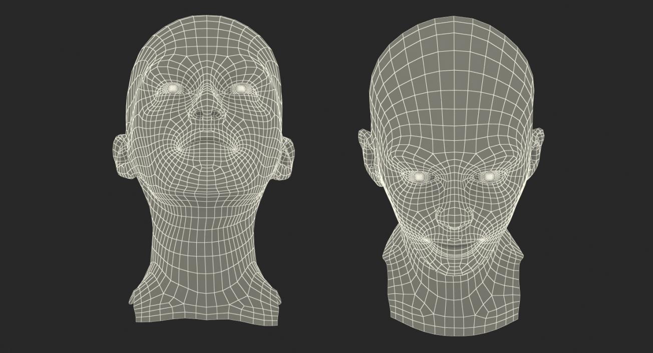 3D Arabian Woman Head model