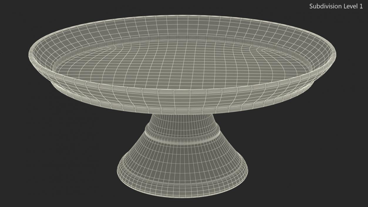 3D Cake Stand Glass