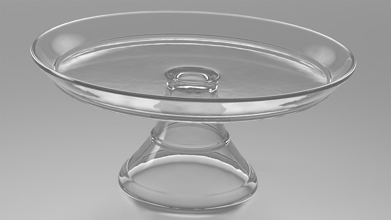 3D Cake Stand Glass