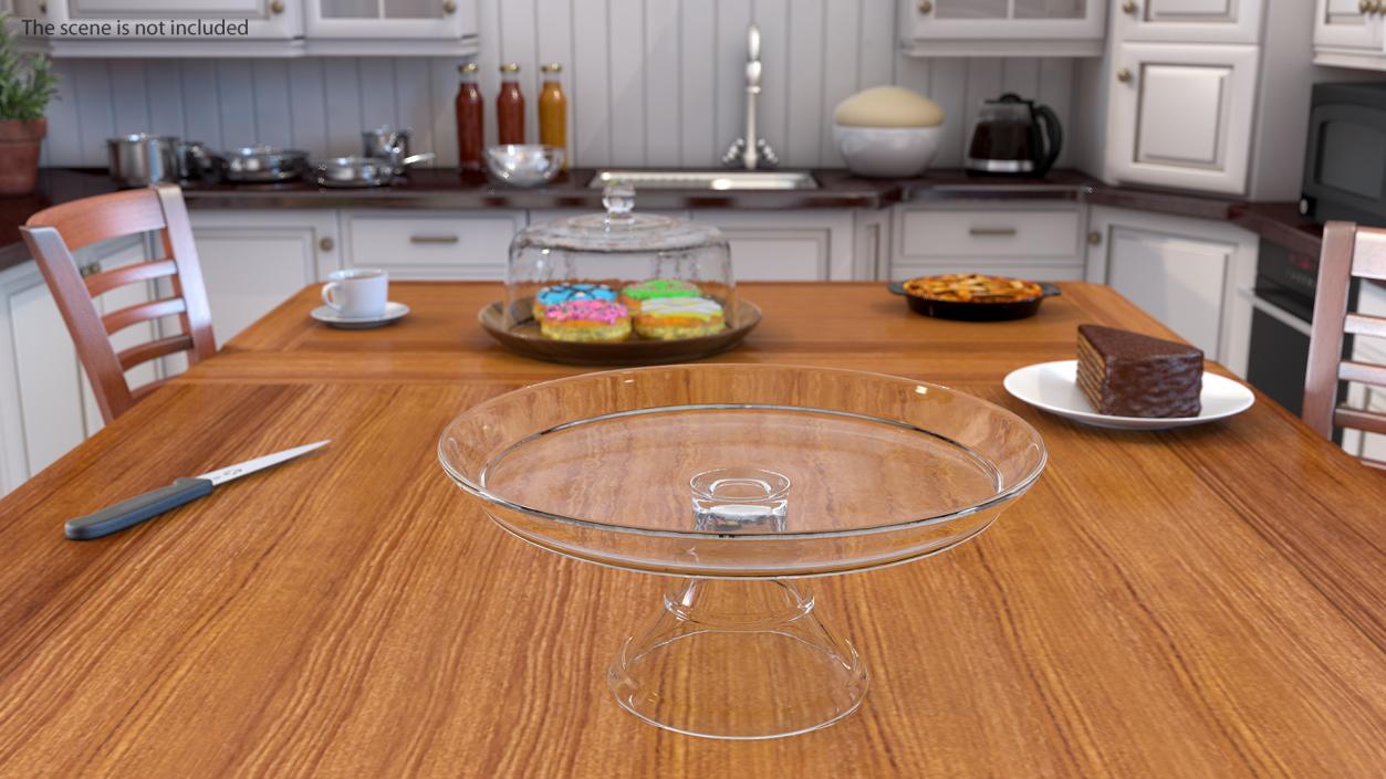 3D Cake Stand Glass