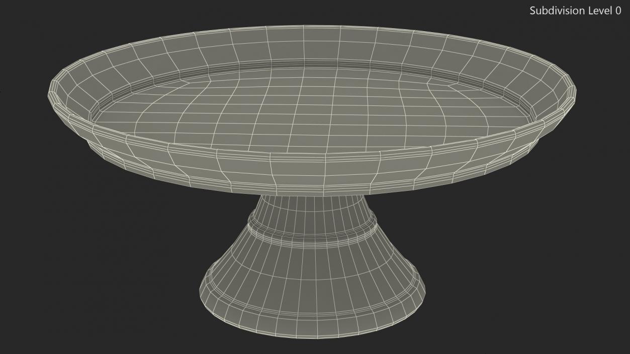 3D Cake Stand Glass