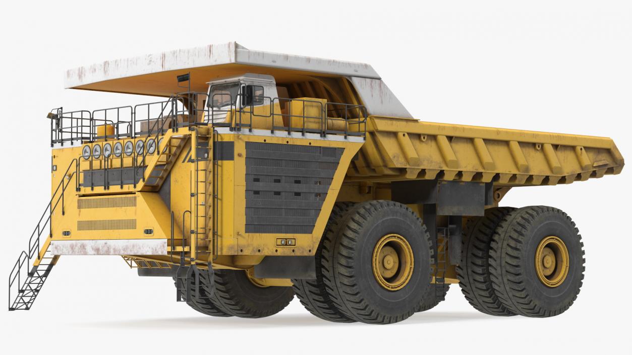 Ultra Class Haul Truck Dirty Rigged for Maya 3D model