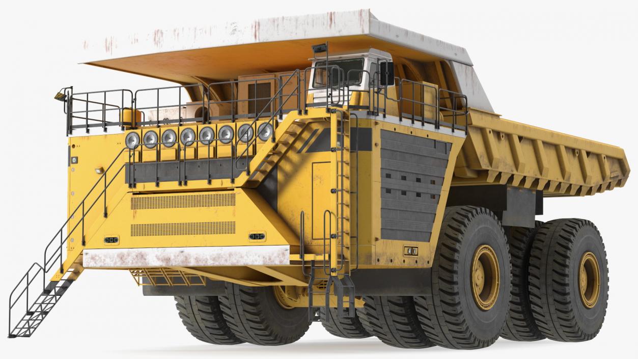 Ultra Class Haul Truck Dirty Rigged for Maya 3D model