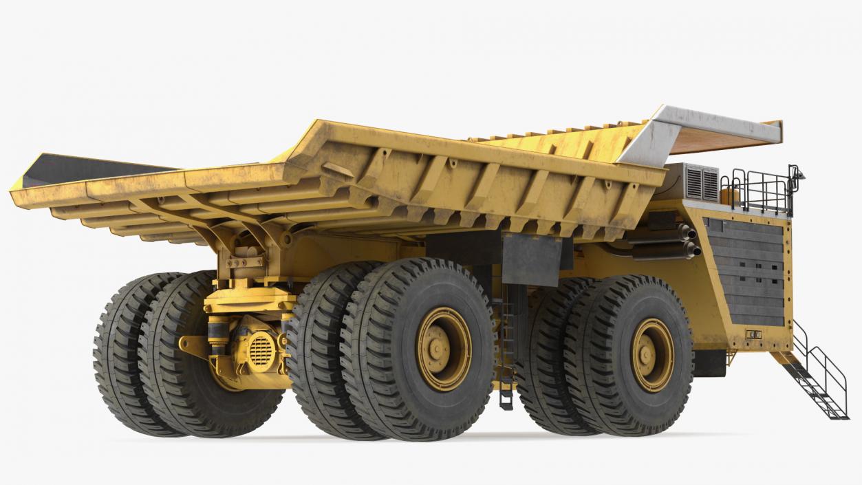 Ultra Class Haul Truck Dirty Rigged for Cinema 4D 3D model