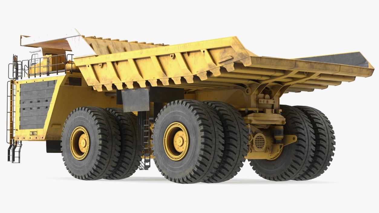 Ultra Class Haul Truck Dirty Rigged for Cinema 4D 3D model