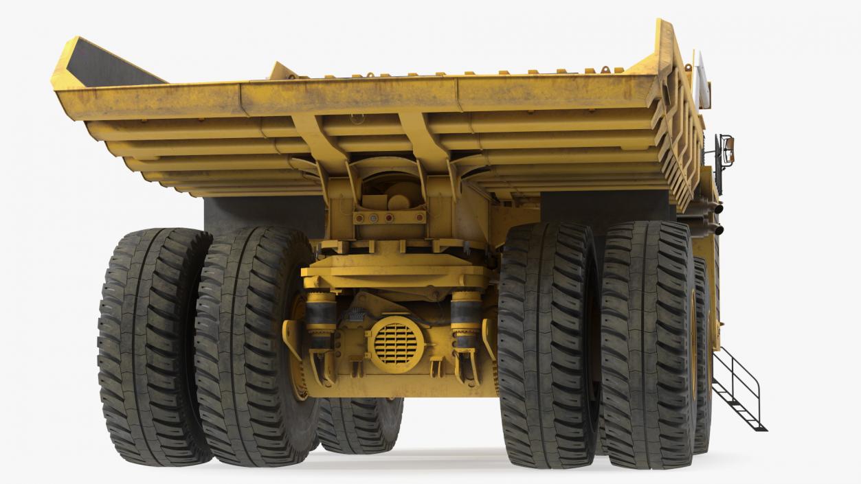 Ultra Class Haul Truck Dirty Rigged for Cinema 4D 3D model