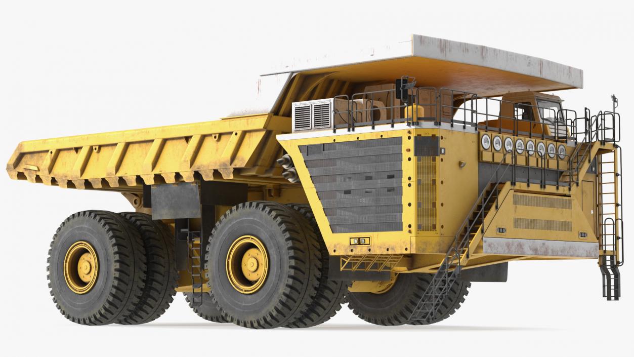 Ultra Class Haul Truck Dirty Rigged for Cinema 4D 3D model