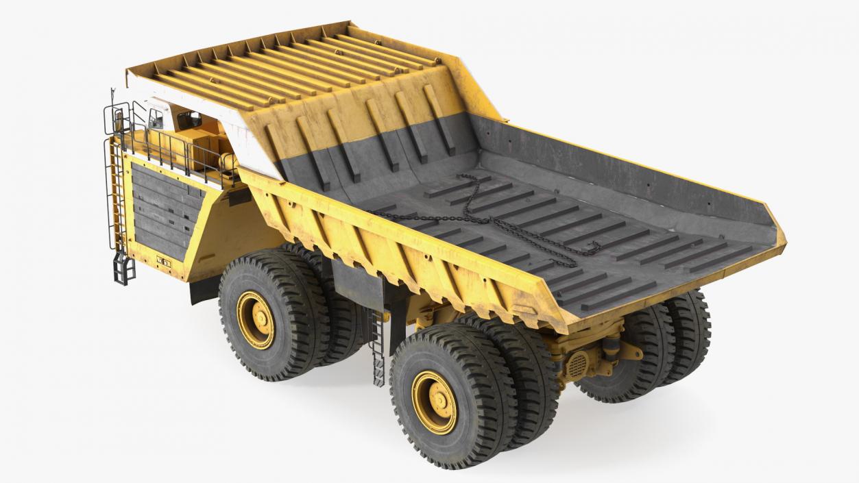 Ultra Class Haul Truck Dirty Rigged for Cinema 4D 3D model