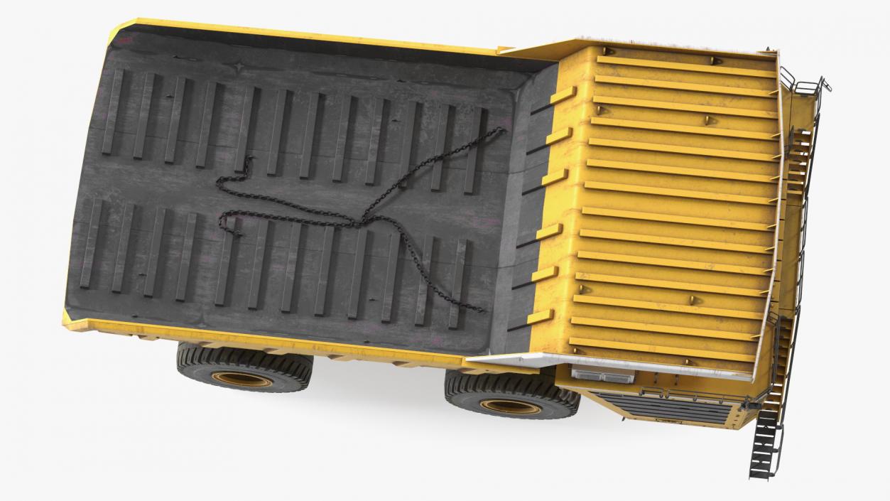 Ultra Class Haul Truck Dirty Rigged for Cinema 4D 3D model