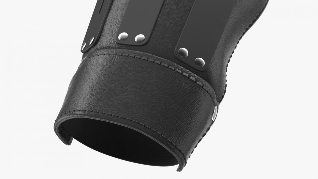 Leather Arm Bracers 3D model