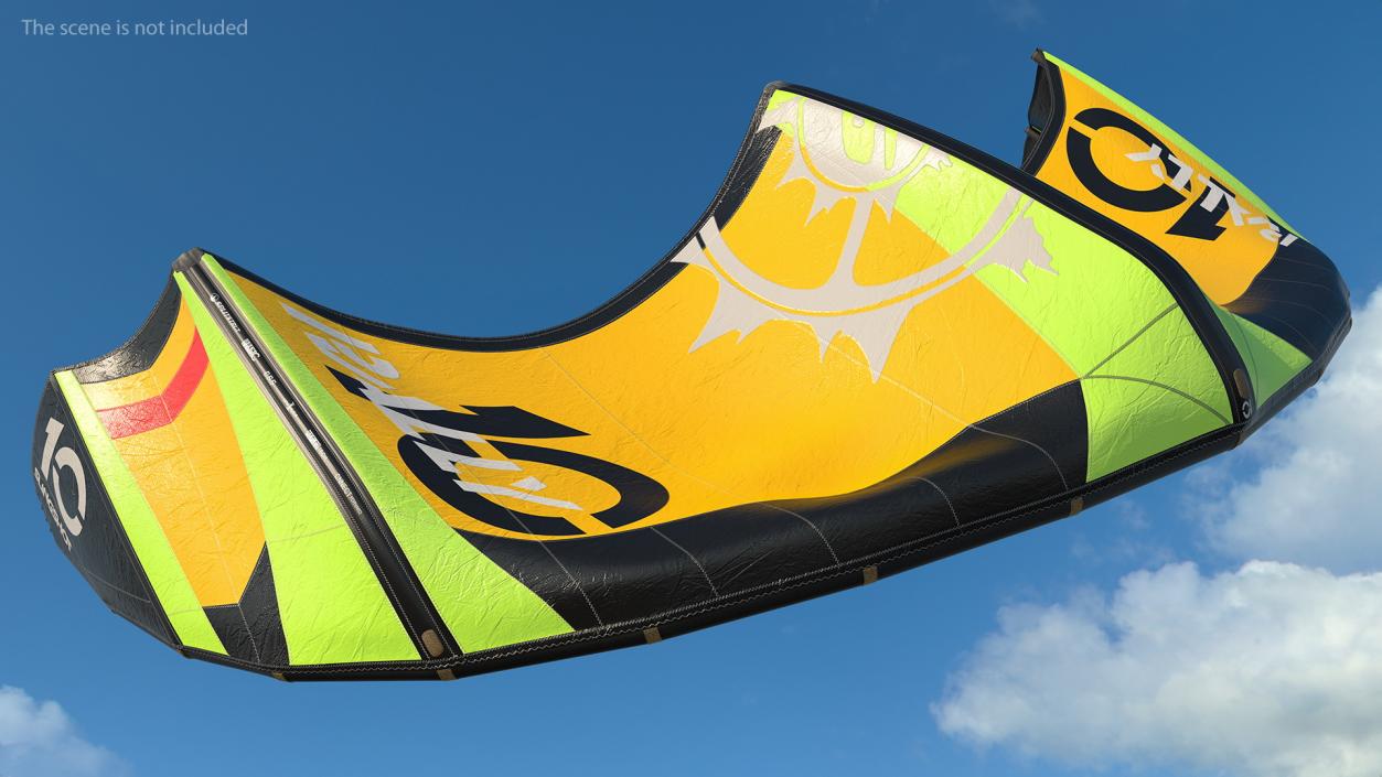 Slingshot Kitesurf Set Folded 3D model