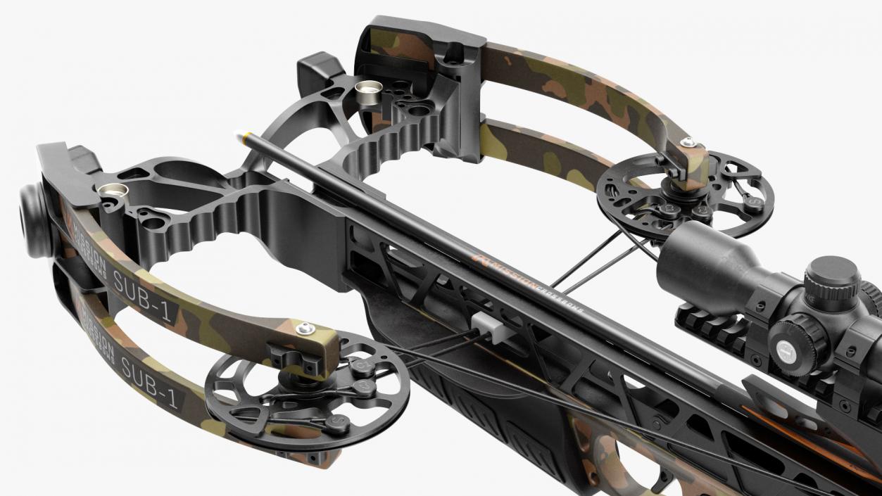 Crossbow Camouflage Mission Sub-1 XR with Arrow 3D