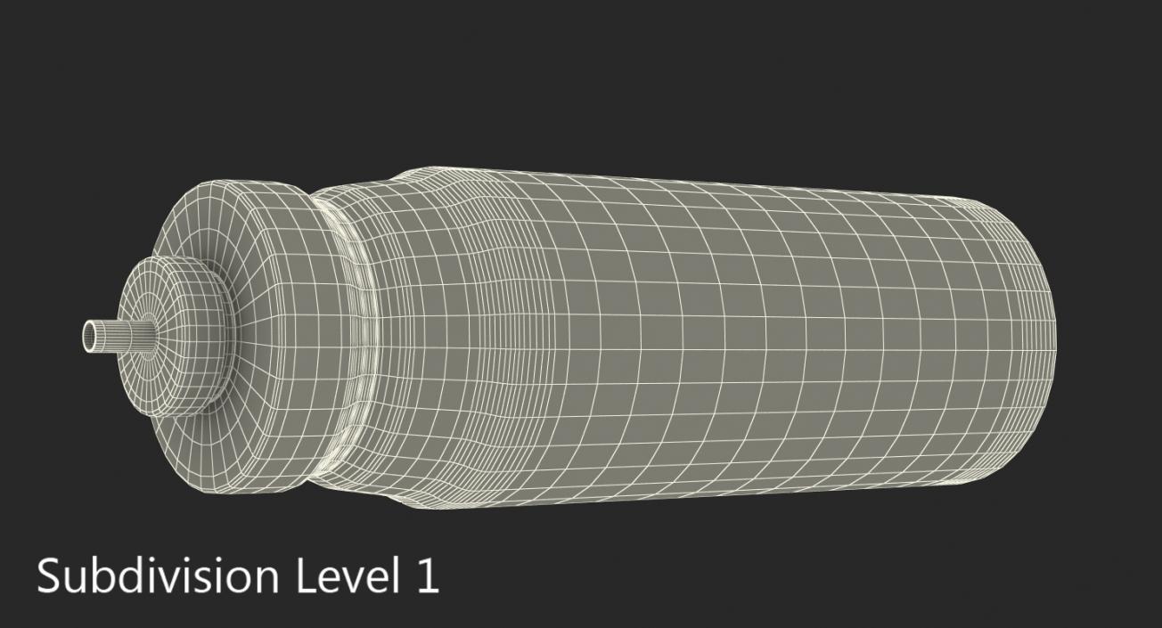 Throat Spray for Inhaler 3D model