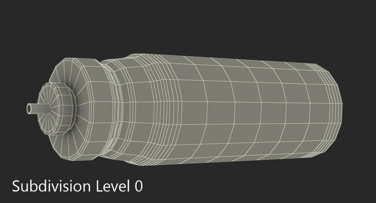 Throat Spray for Inhaler 3D model