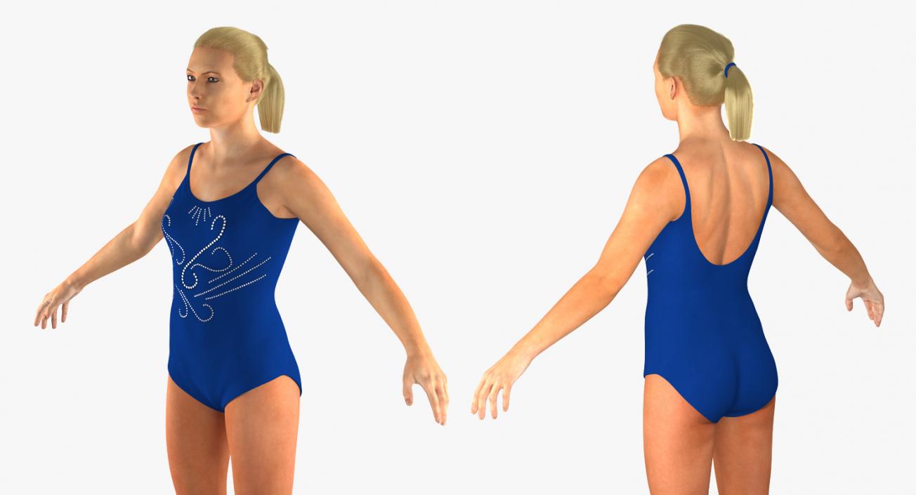 Female Figure Skater 2 3D