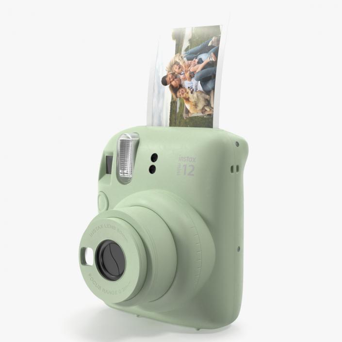 3D Fujifilm INSTAX Mini 12 Camera Mint Green