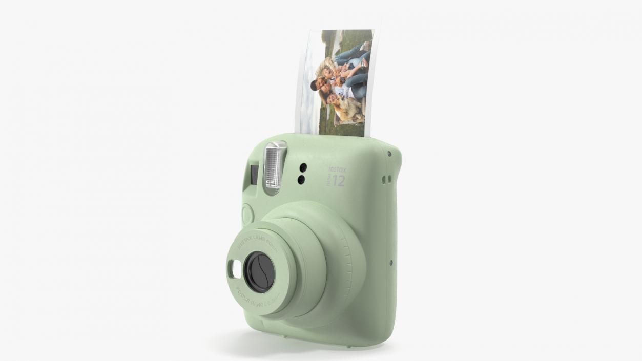 3D Fujifilm INSTAX Mini 12 Camera Mint Green