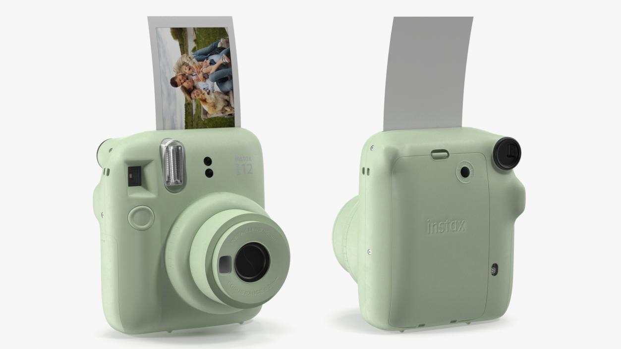 3D Fujifilm INSTAX Mini 12 Camera Mint Green