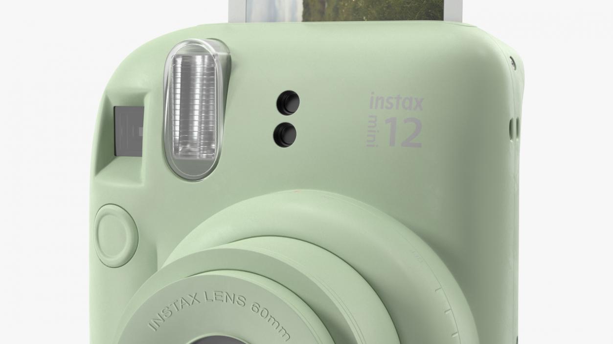 3D Fujifilm INSTAX Mini 12 Camera Mint Green