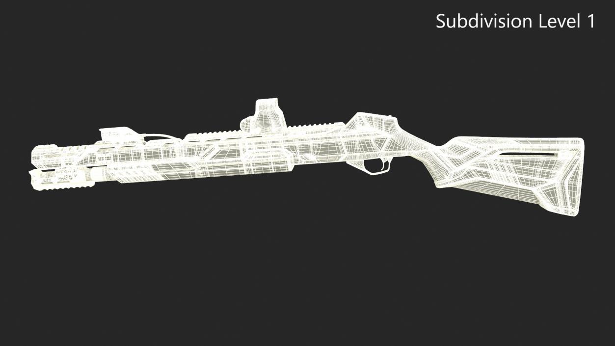 3D model Modern Shotgun Kalashnikov MP 155 Ultima