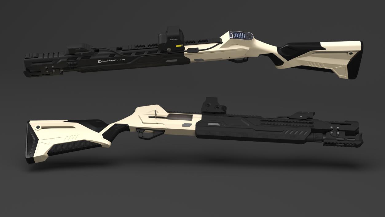 3D model Modern Shotgun Kalashnikov MP 155 Ultima