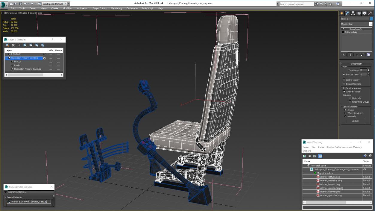 Helicopter Primary Controls 3D