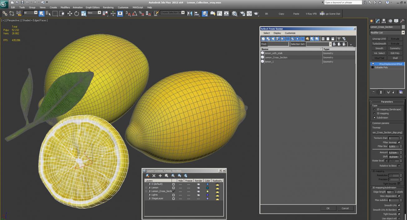 3D Lemon Collection