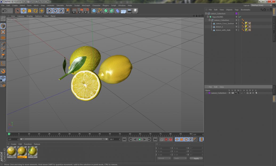 3D Lemon Collection