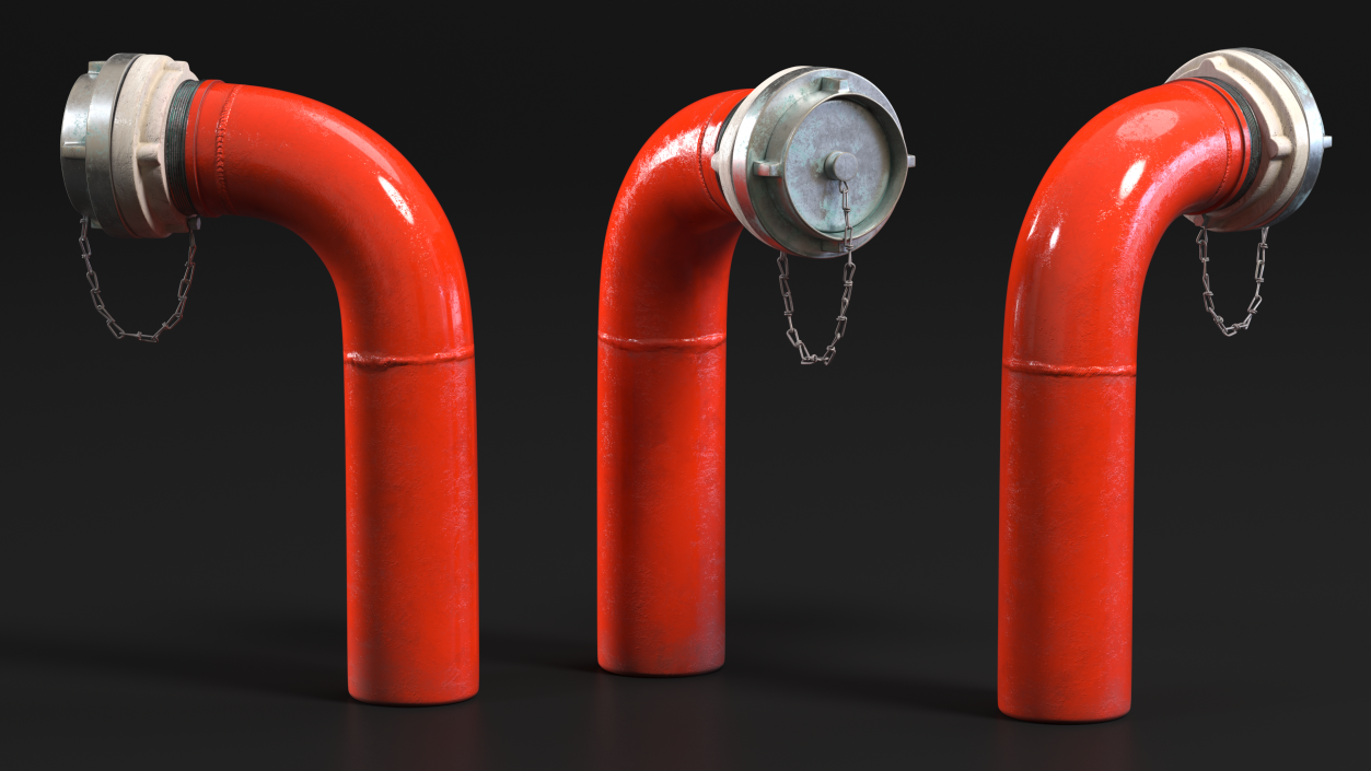 Pipe Fire Hydrant 3D