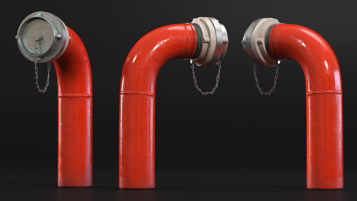 Pipe Fire Hydrant 3D