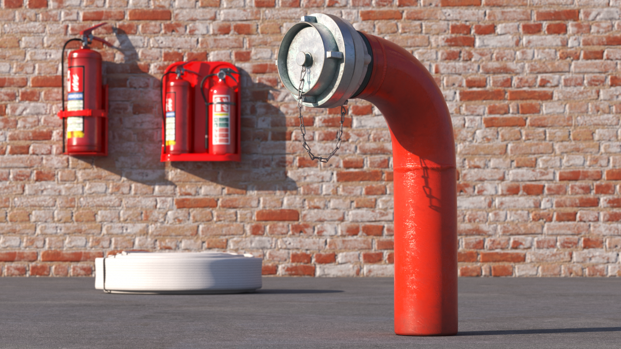 Pipe Fire Hydrant 3D