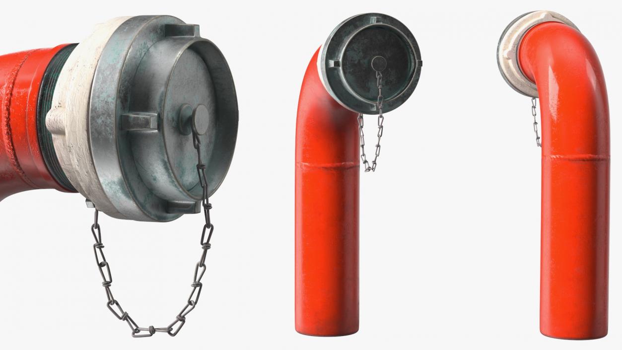 Pipe Fire Hydrant 3D