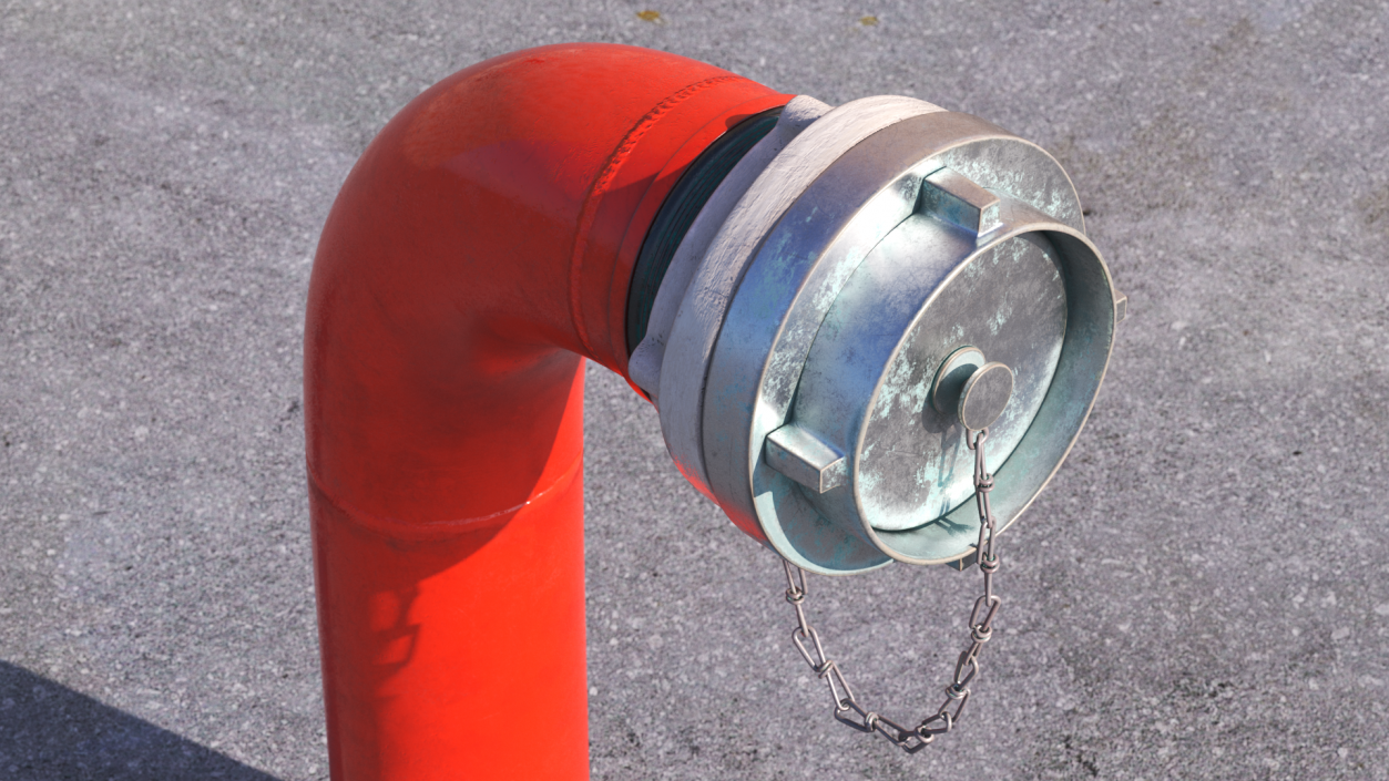 Pipe Fire Hydrant 3D