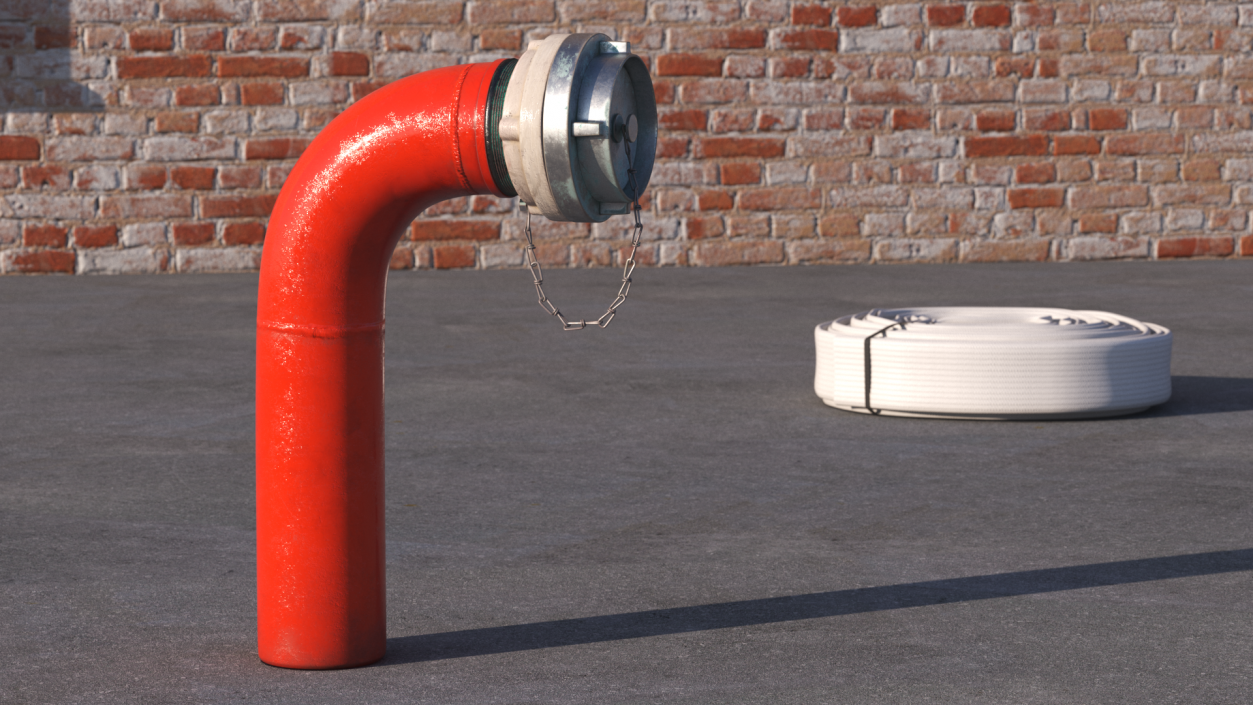 Pipe Fire Hydrant 3D