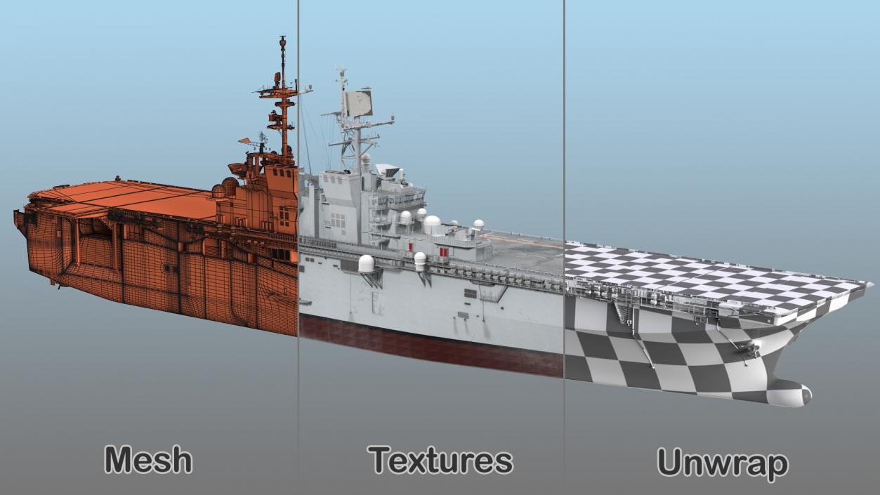 3D US Aircraft Carriers Collection 2 model