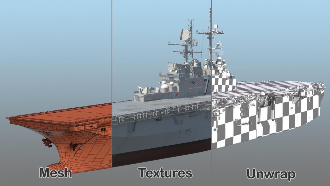 3D US Aircraft Carriers Collection 2 model