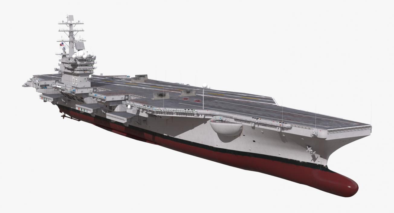 3D US Aircraft Carriers Collection 2 model