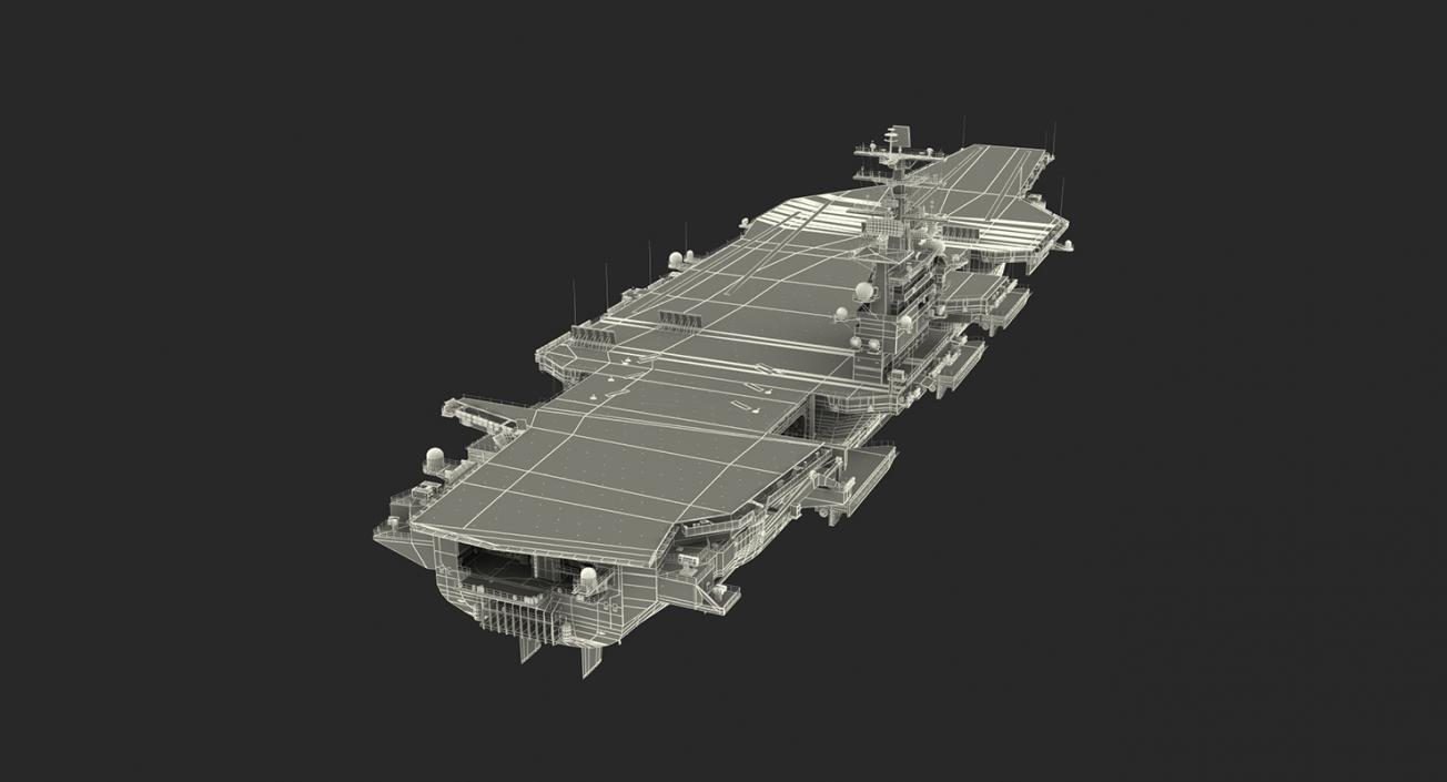 3D US Aircraft Carriers Collection 2 model